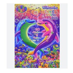 🐬 (3/$20) LISA FRANK STICKER & COLOR BOOK 🐬